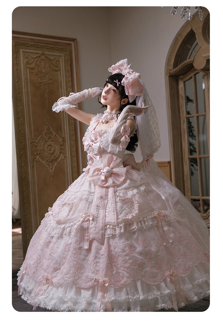 【受注予約~8/28】Strawberry momo Party ジャンパースカートセット(ウェディングver.)【仲夏物語】