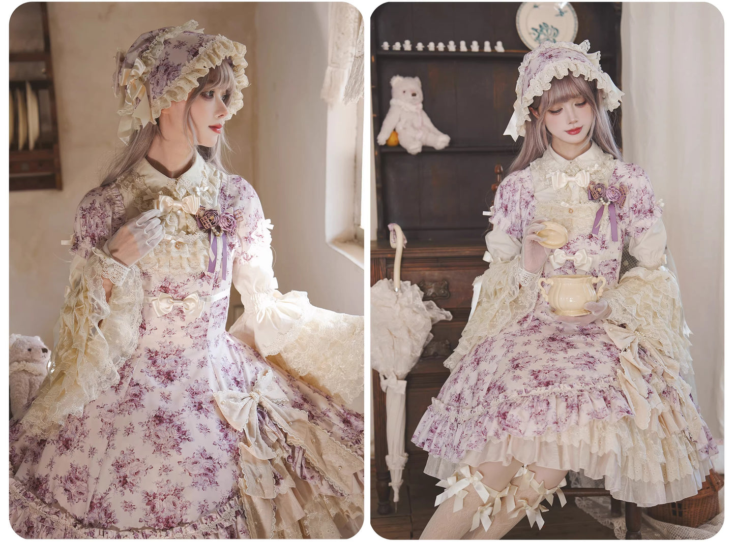 【受注予約~2/15】Black Rose アクセサリー【LittlePlum】