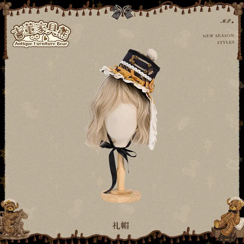 【受注予約~9/8】Antique Furniture Bear アクセサリー【Melliflorpearl】