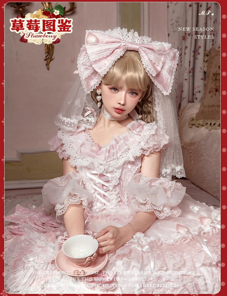 【受注予約~11/18】Strawberry Cake Illustration アクセサリー【花与珍珠匣】