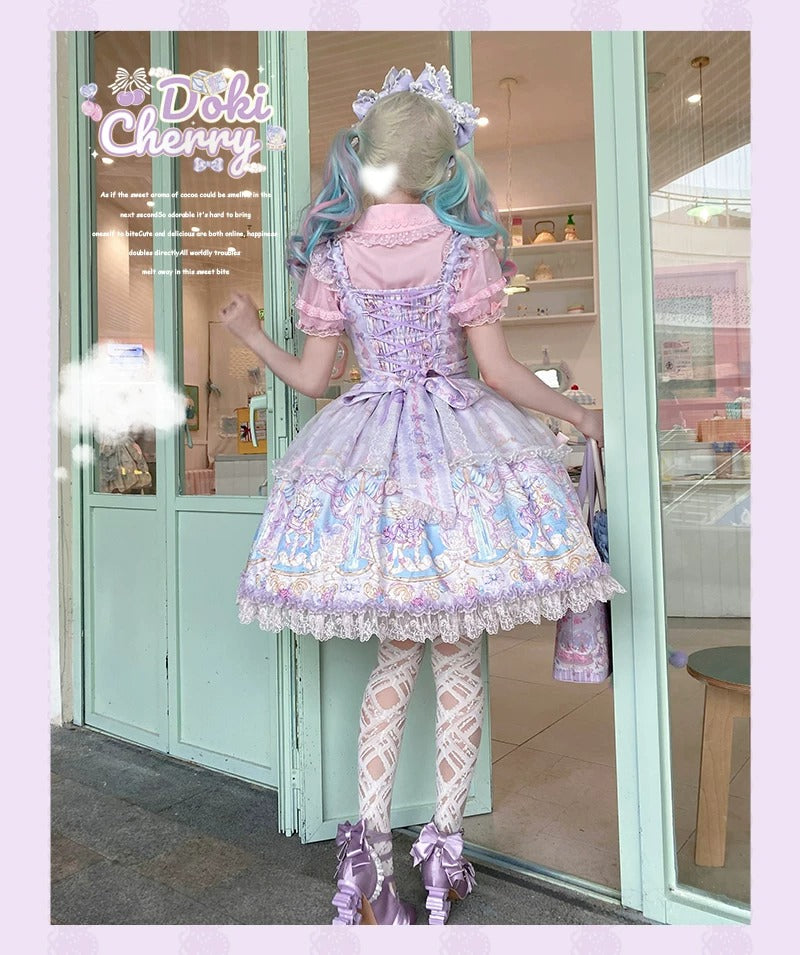 【受注予約~10/29】Paradise Carnival ワンピース・カチューシャセット【Doki Cherry】
