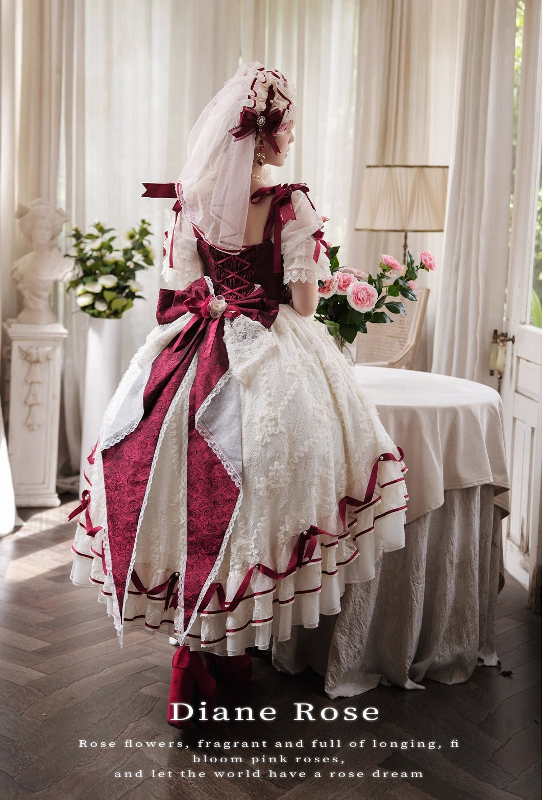 【受注予約~11/20】Diane Rose ワンピース【咩耶】