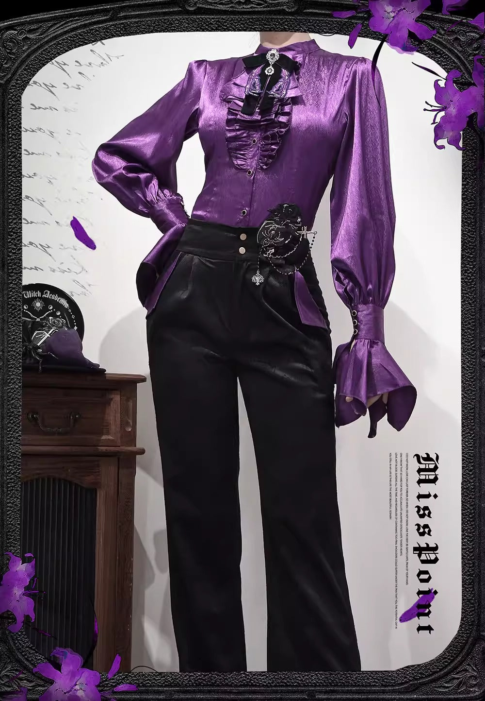 【受注予約~2/24】Returning on a Moonlit Night パンツ【Miss Point】