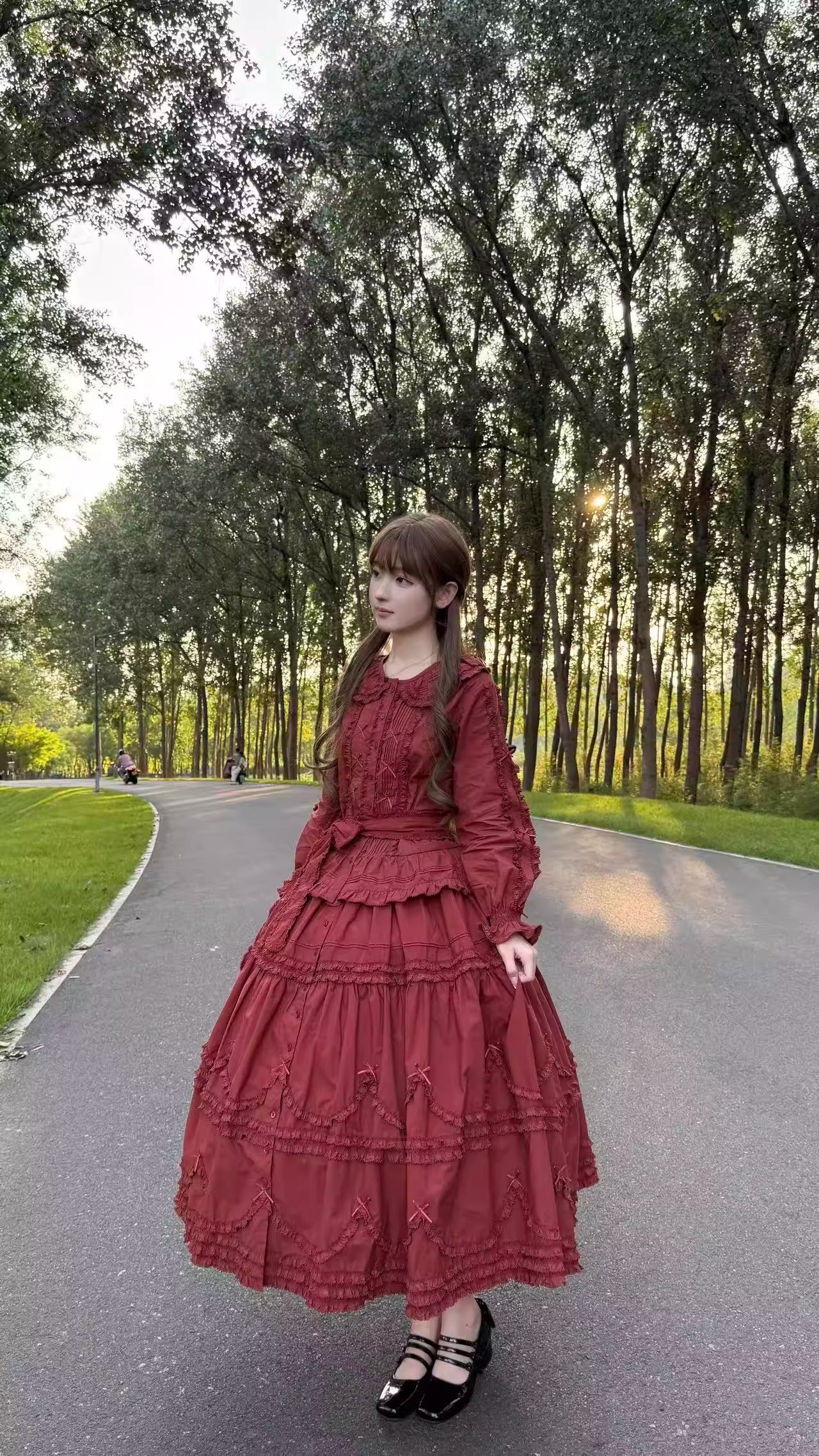 【受注予約~10/27】Warm Sun Palette スカート【暖屿洋装】