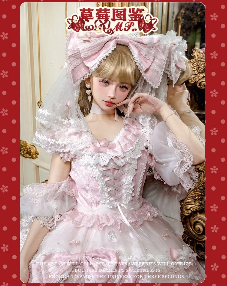 【受注予約~11/18】Strawberry Cake Illustration アクセサリー【花与珍珠匣】