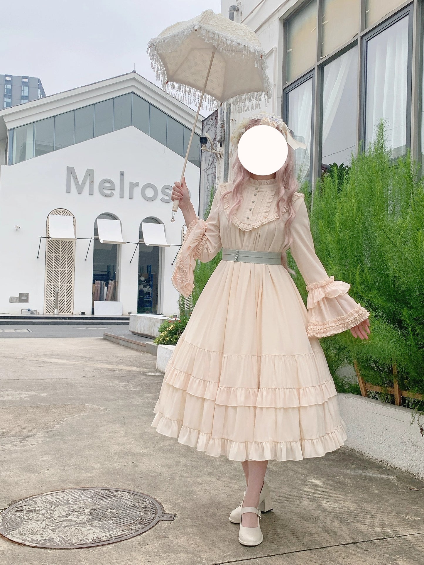 【受注予約~9/25】Princess of Windsor ワンピース・姫袖(ロング丈)【Little Dipper】