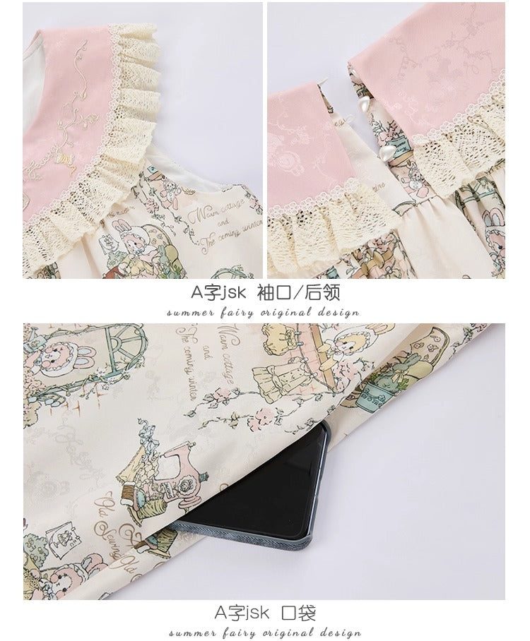 【受注予約~12/4】momo StoryBook ジャンパースカート(タイプ1)【仲夏物語】