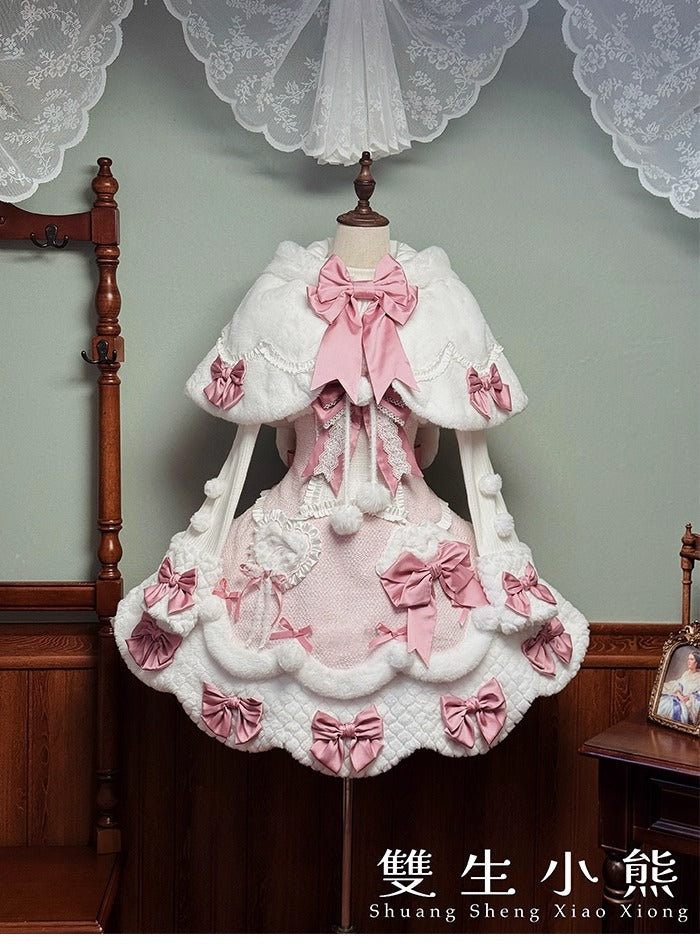 【受注予約~10/23】Frosted Sugar Rabbit ケープ【双生小熊】