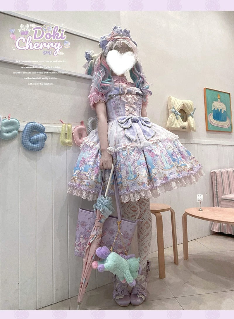 【受注予約~10/29】Paradise Carnival ワンピース・カチューシャセット【Doki Cherry】