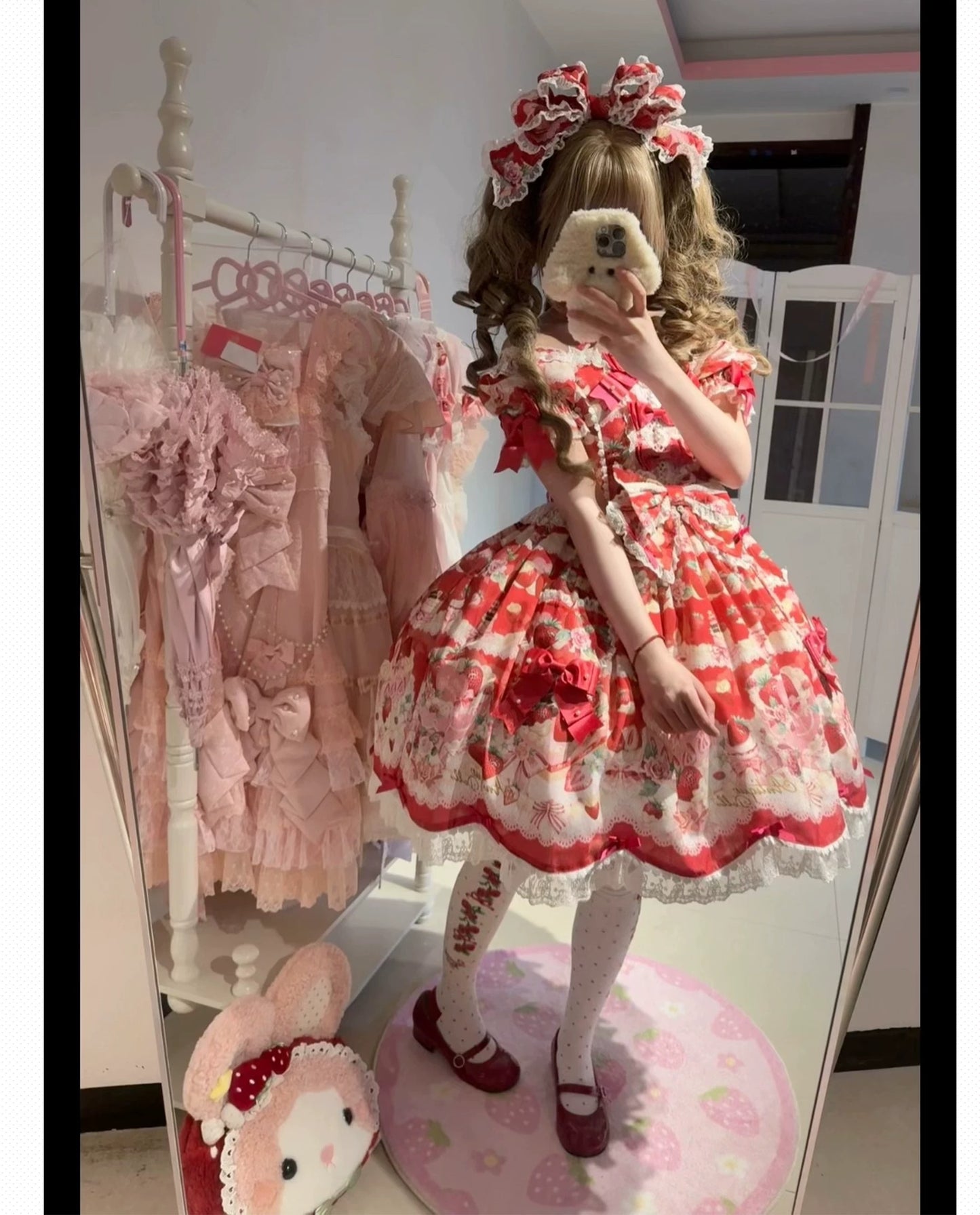 Strawberry Birthday Cake ワンピース・フルセット(半袖ver.)【Antique Doll】