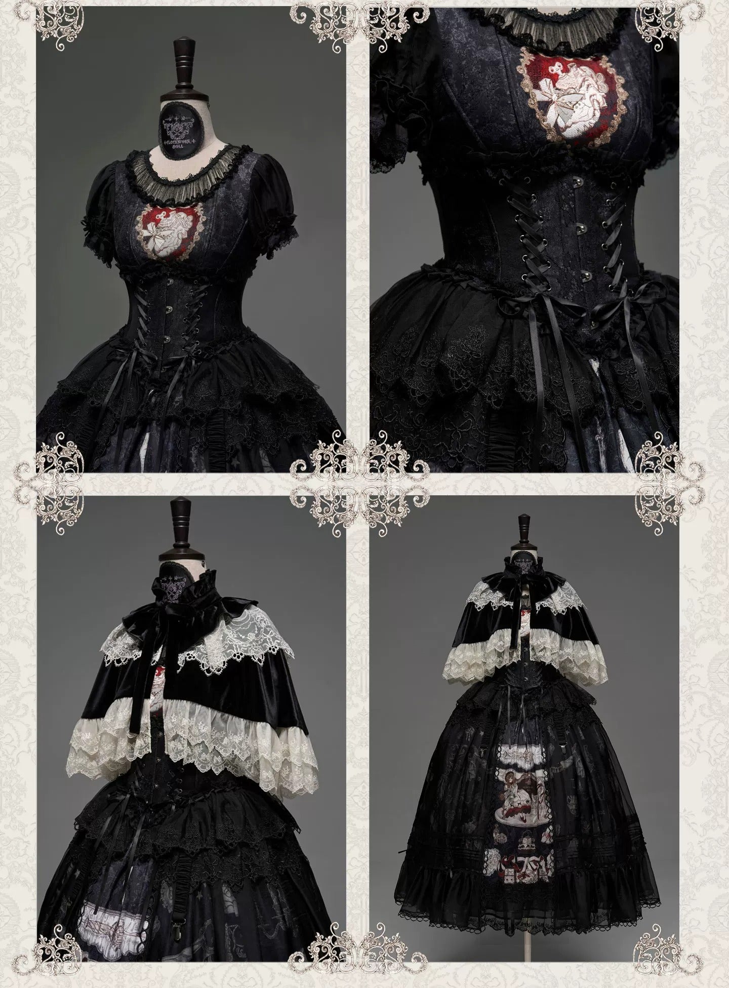 【受注予約~4/30】Clockwork Doll ワンピース・コルセット・フルセット【Clockwork Heart】