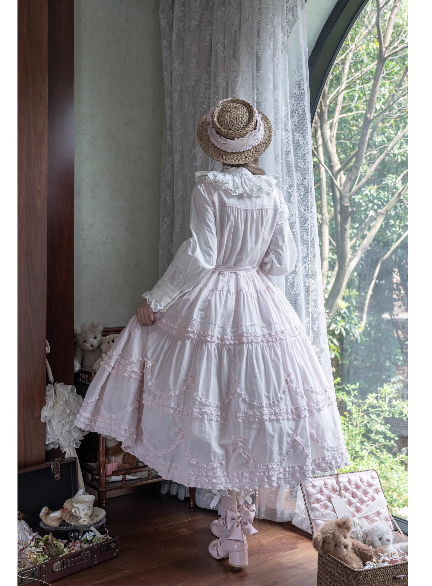 [Vorbestellungen bis 24. September] Warm Sun Palette Jumper Skirt (Typ 2) Lange Länge [Warm Sun Western Clothing]