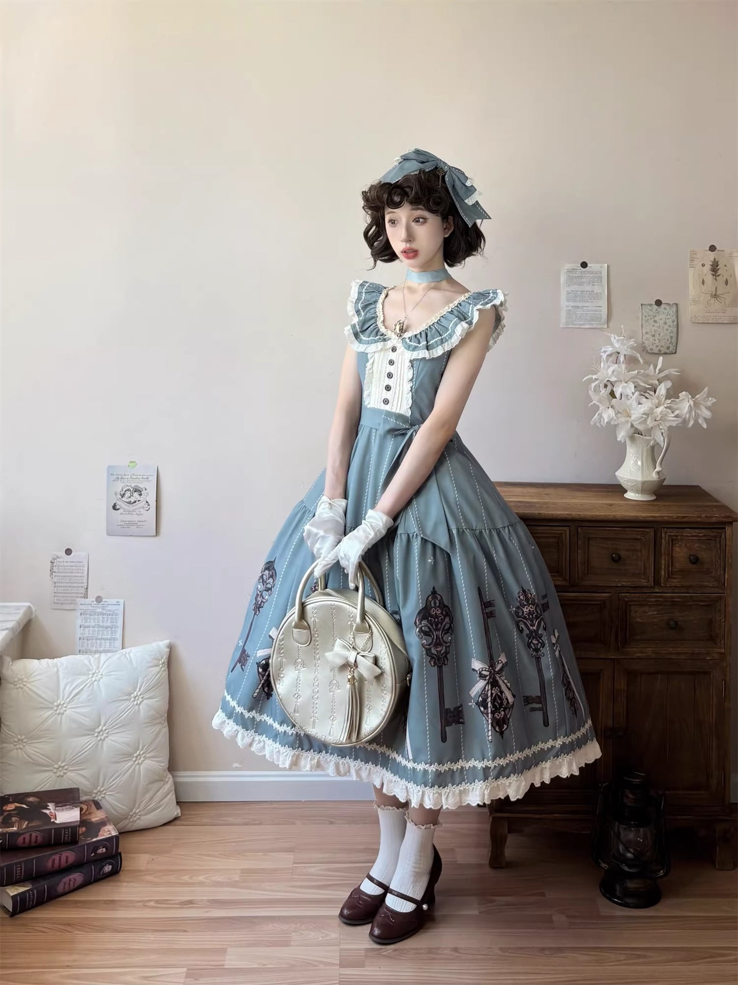 【受注予約~3/18】Secret key ジャンパースカート【Uncle's Workshop】