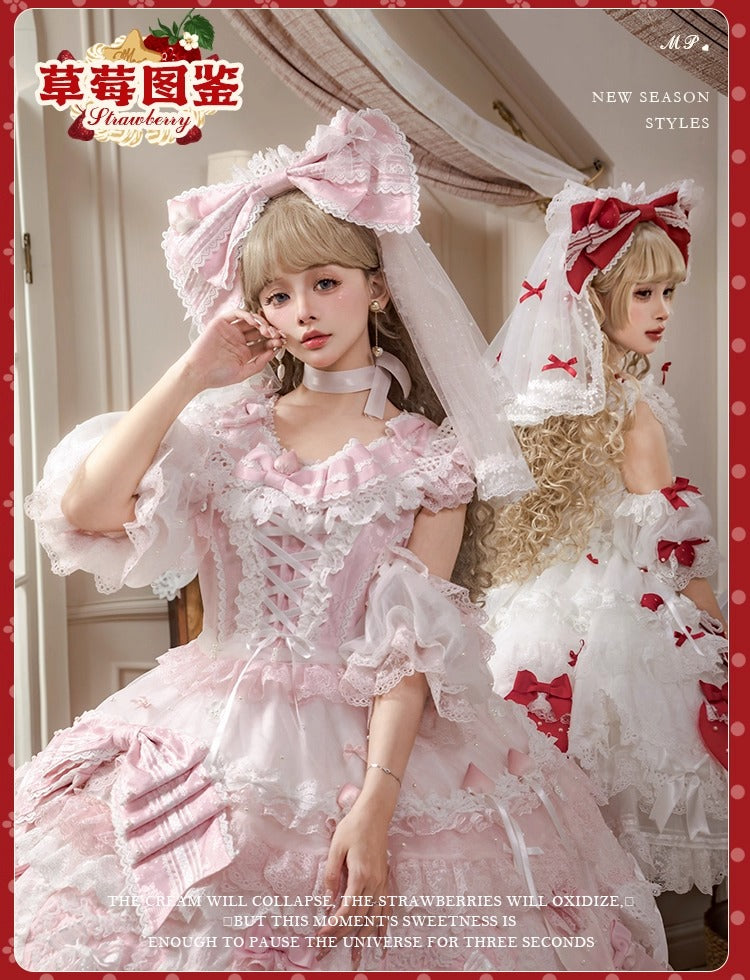 【受注予約~11/18】Strawberry Cake Illustration アクセサリー【花与珍珠匣】