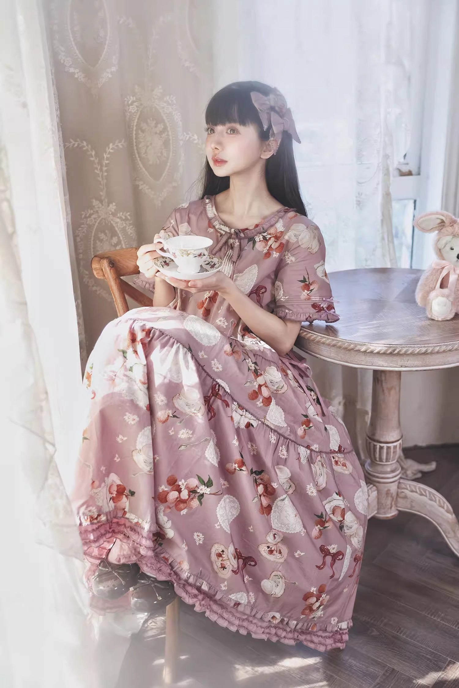 Lychee Tea ワンピース・ジャンパースカート【MapleSugar】 – Epetice