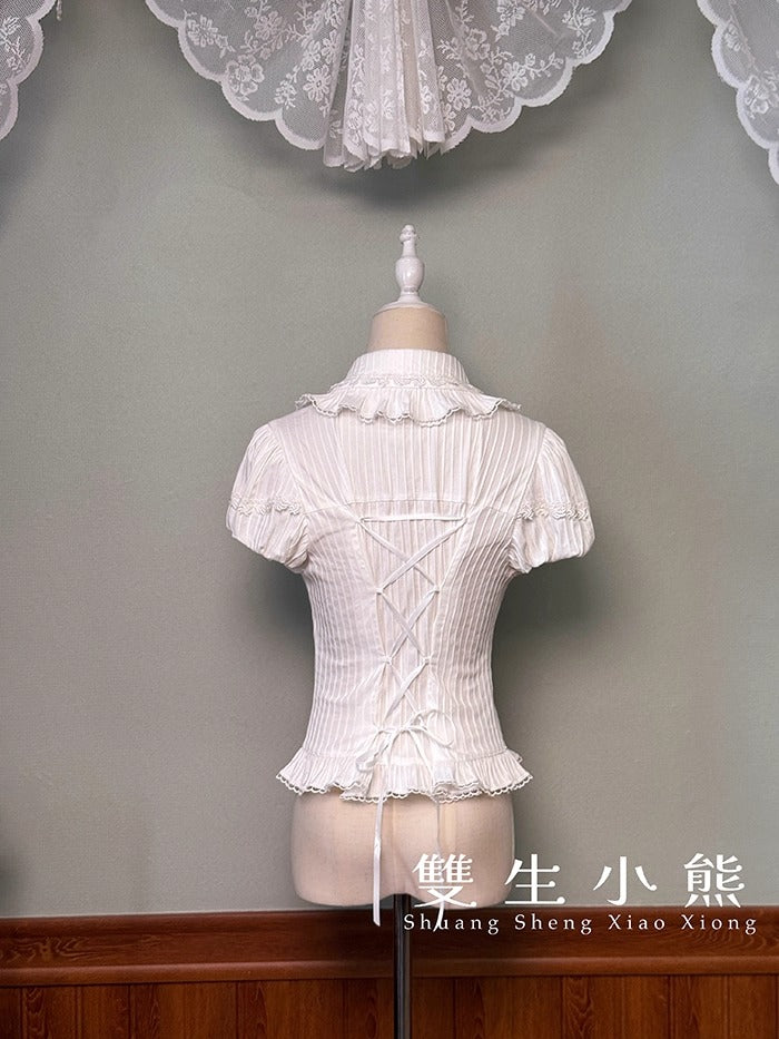 【受注予約~9/25】Eat Cake ブラウス【双生小熊】