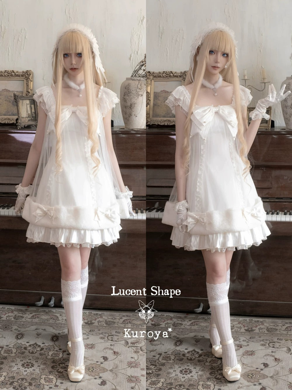 【受注予約~6/3】Lucent Shape ワンピース【Kuroya】