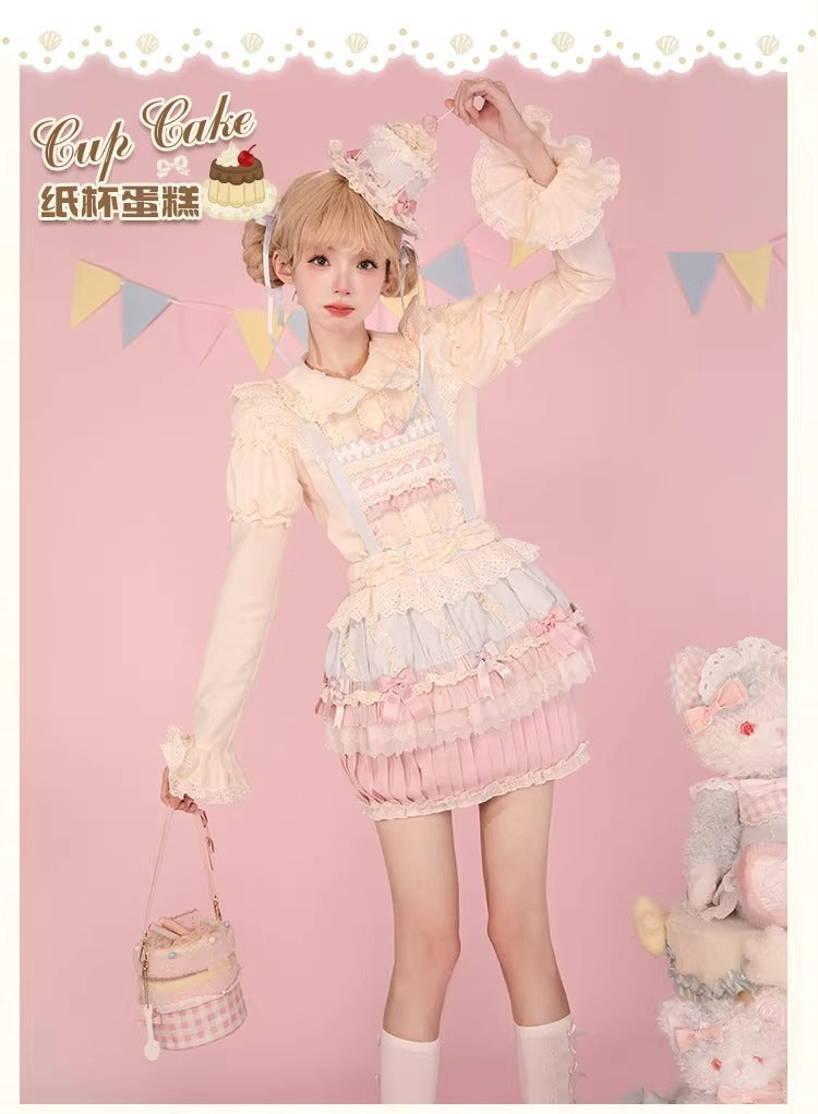 【受注予約~1/26】CupCakes ブラウス【花与珍珠匣】