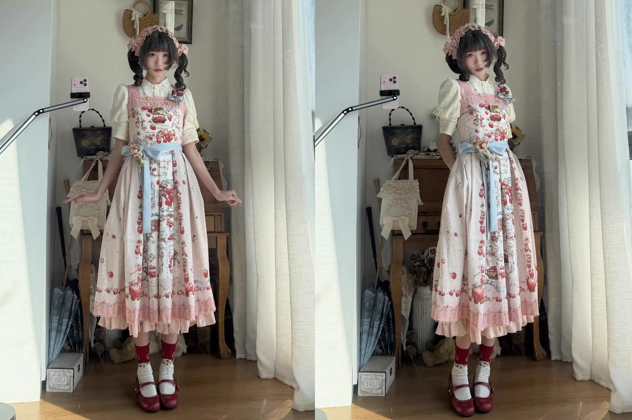 【受注予約~12/16】Strawberry Manor ジャンパースカート【Balladeer】