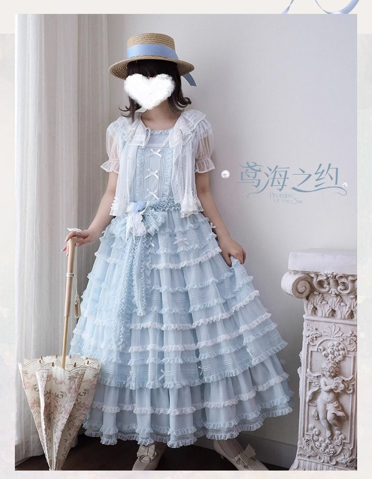 【受注予約~9/28】Summary of the Sea ジャンパースカート(タイプ1)【梅子】