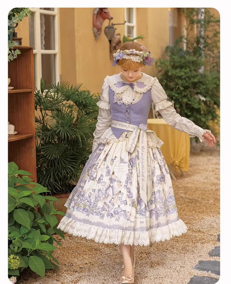 【受注予約~4/13】紫藤回顧録 ワンピース・ブラウス・ベスト【南笙阁】