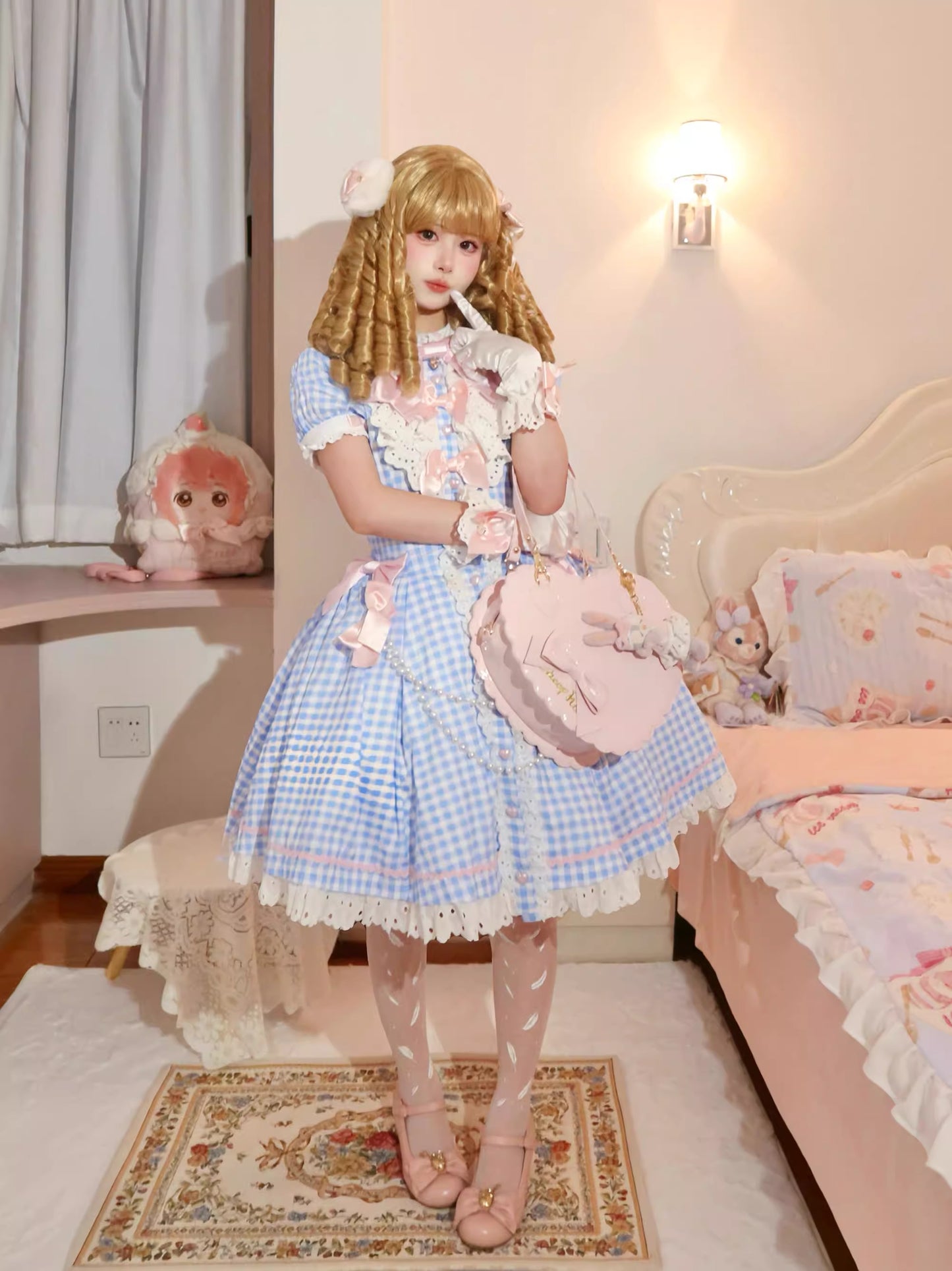 【受注予約~11/20】Ribbondoll ワンピース【Cutey Mask】