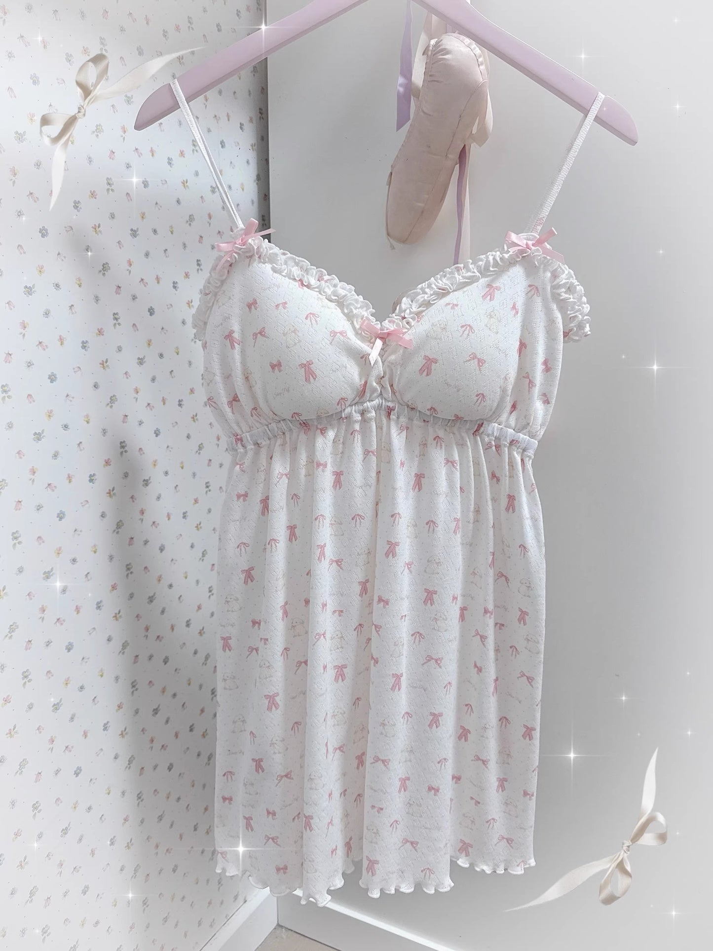 リボンナイトウェア【Sheep Puff】