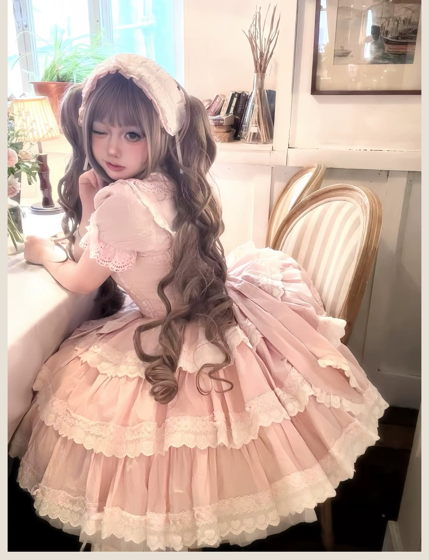乙女心 ジャンパースカート・ブラウス・フルセット【TaTaTa Lolita】