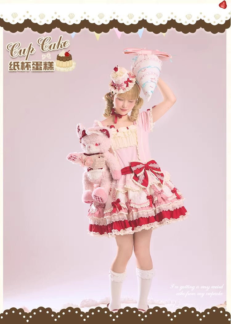 【受注予約~1/26】CupCakes ワンピース【花与珍珠匣】