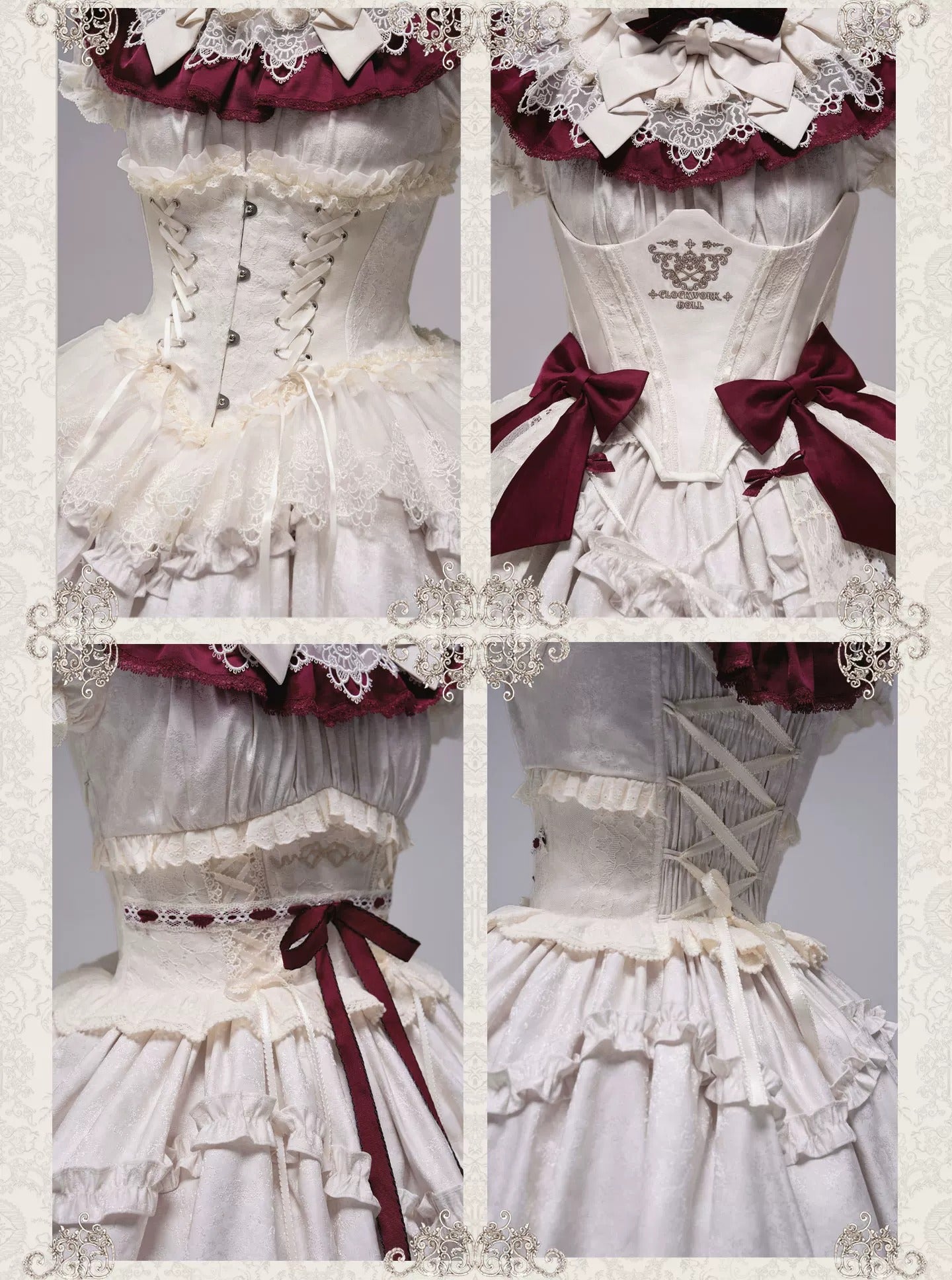 【受注予約~4/30】Clockwork Doll ワンピース・コルセット・フルセット【Clockwork Heart】