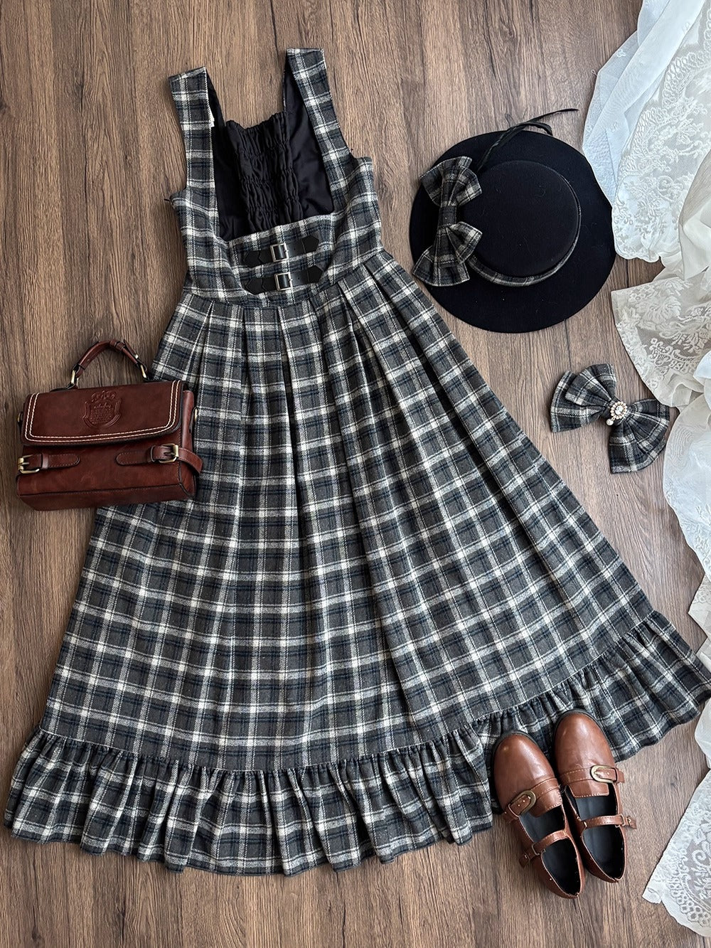 【受注予約~11/30】Earl Gray Tea 2.0 ジャンパースカート【Miss Cube】