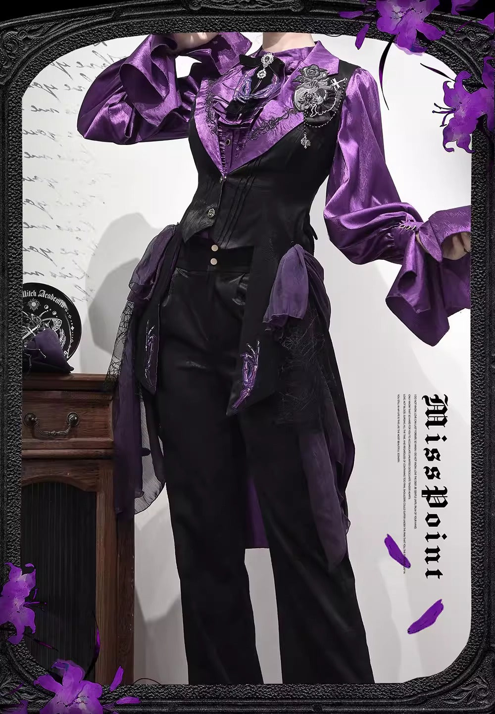 【受注予約~2/24】Returning on a Moonlit Night パンツ【Miss Point】