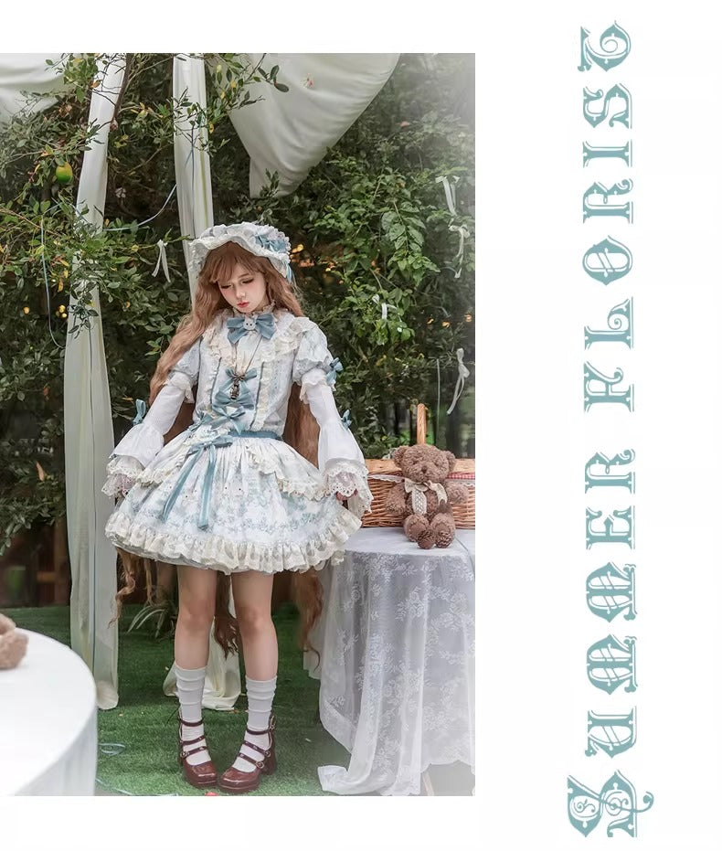 【受注予約~1/28】Retro Doll Garden ワンピース・ジャンパースカート【南笙阁】