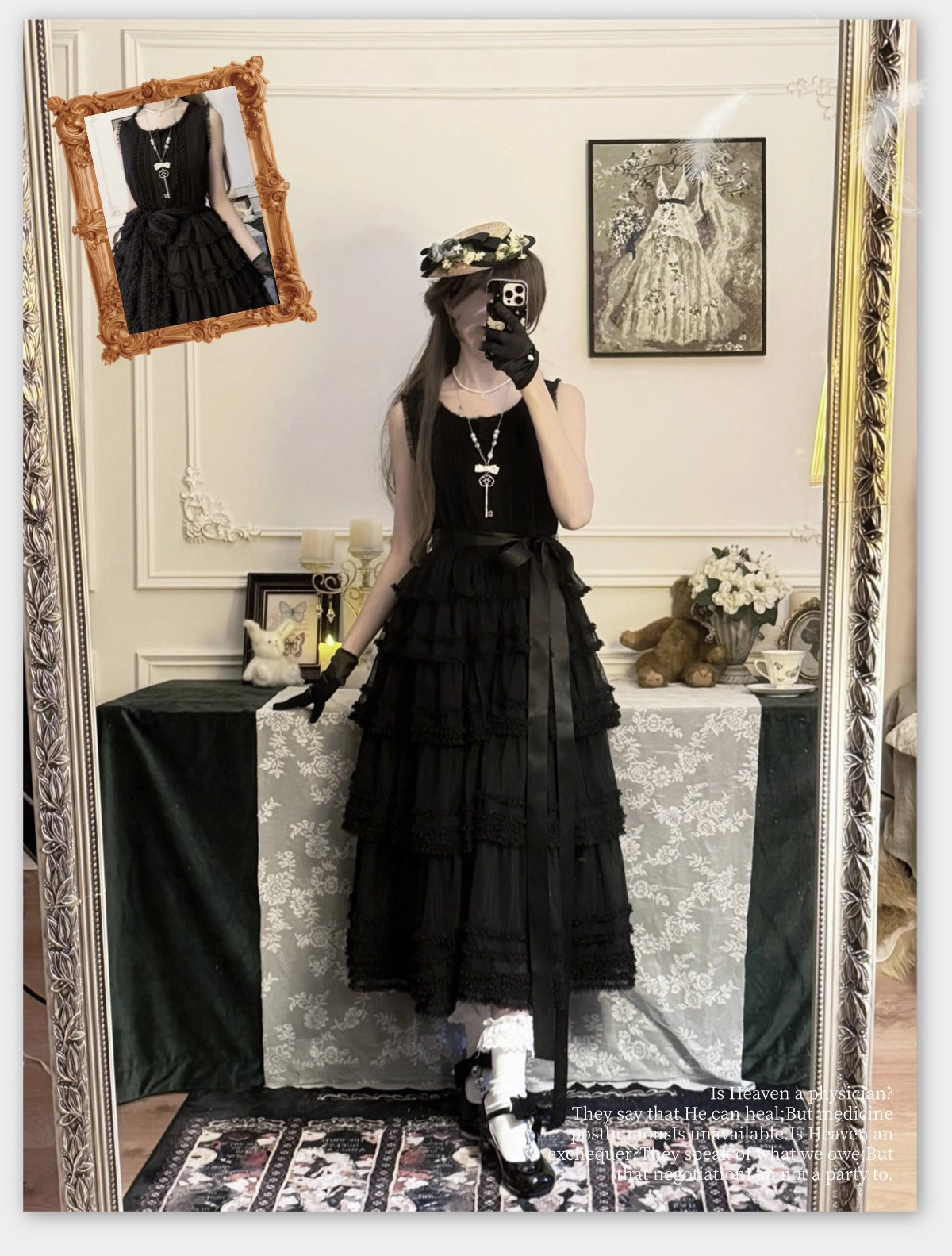 【受注予約~12/24】Lillian's Summer ジャンパースカート(タイプ2・ロング丈)【Spring Flower Language】