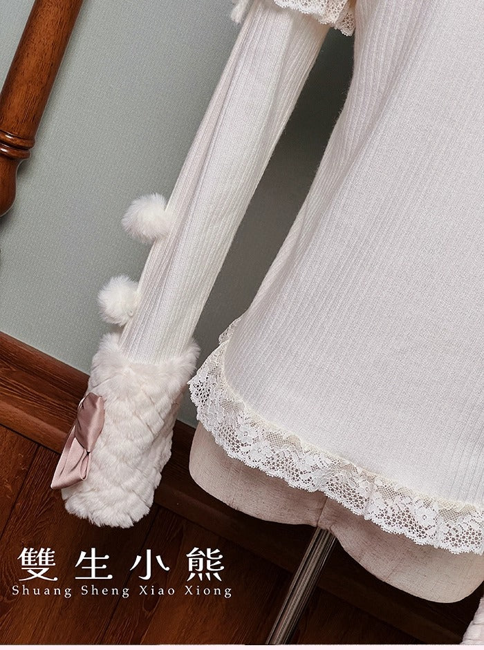 【受注予約~10/23】Frosted Sugar Rabbit トップス【双生小熊】