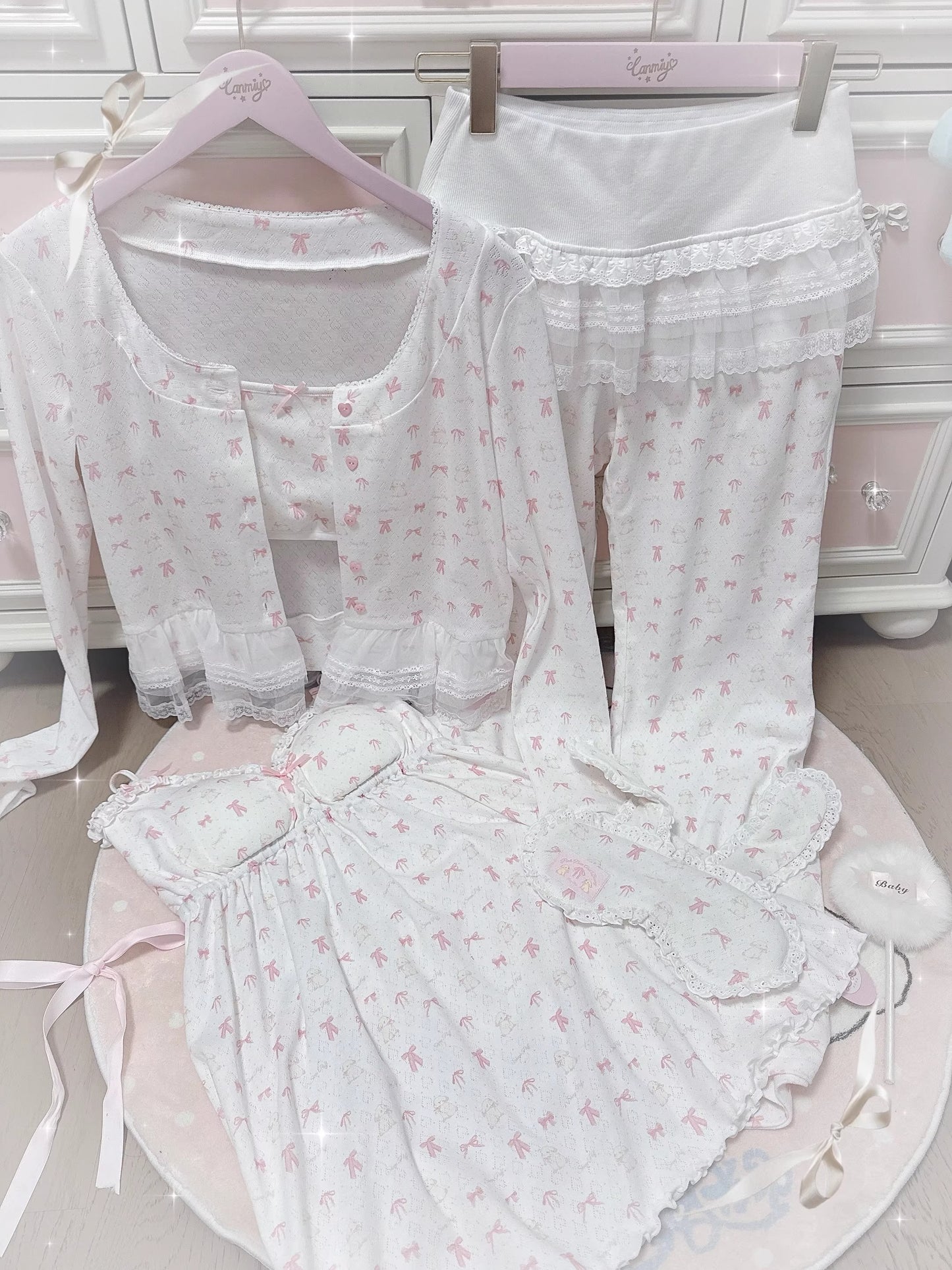 リボンナイトウェア【Sheep Puff】