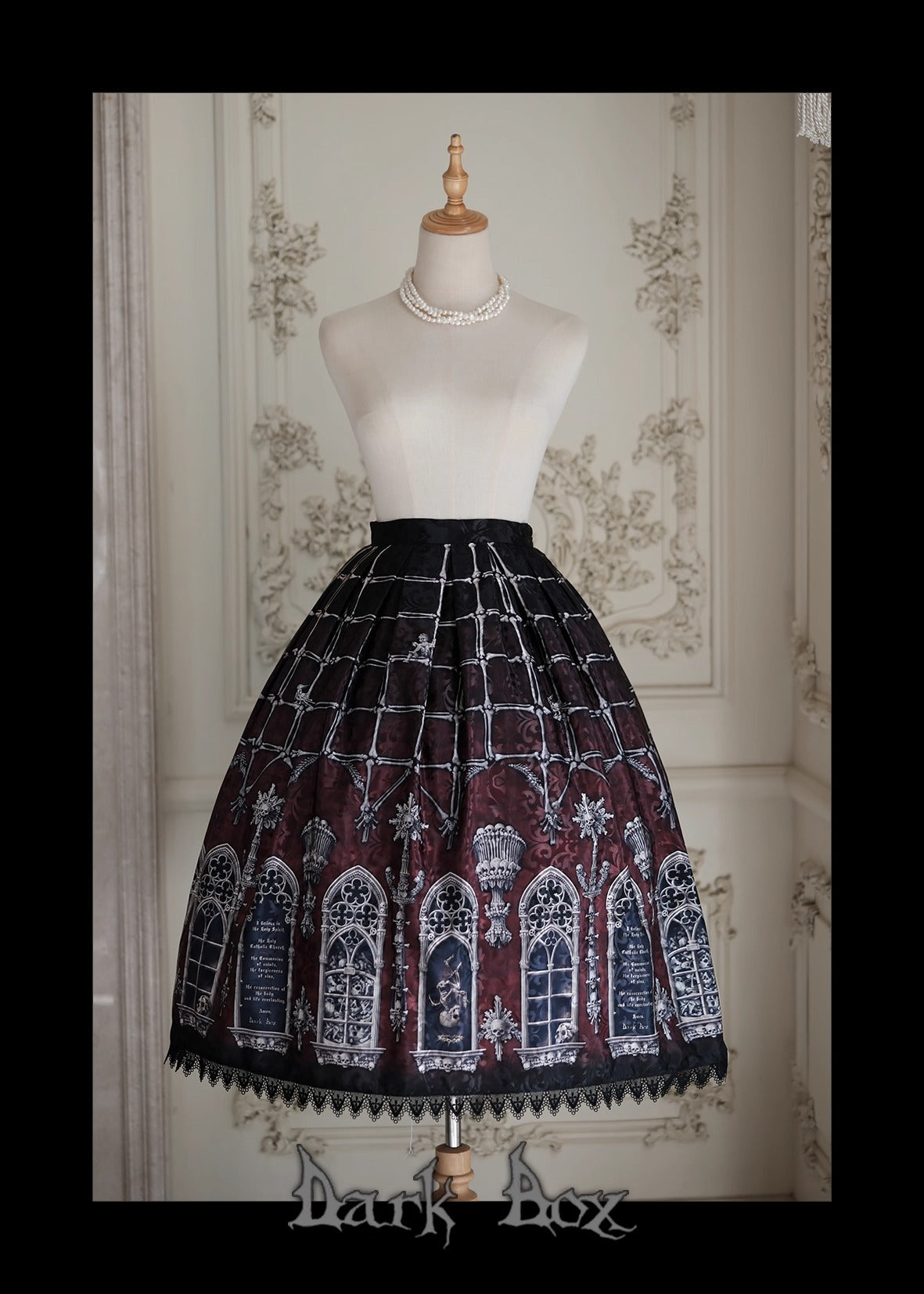 【受注予約~11/10】Ossuary スカート【Dark Box】