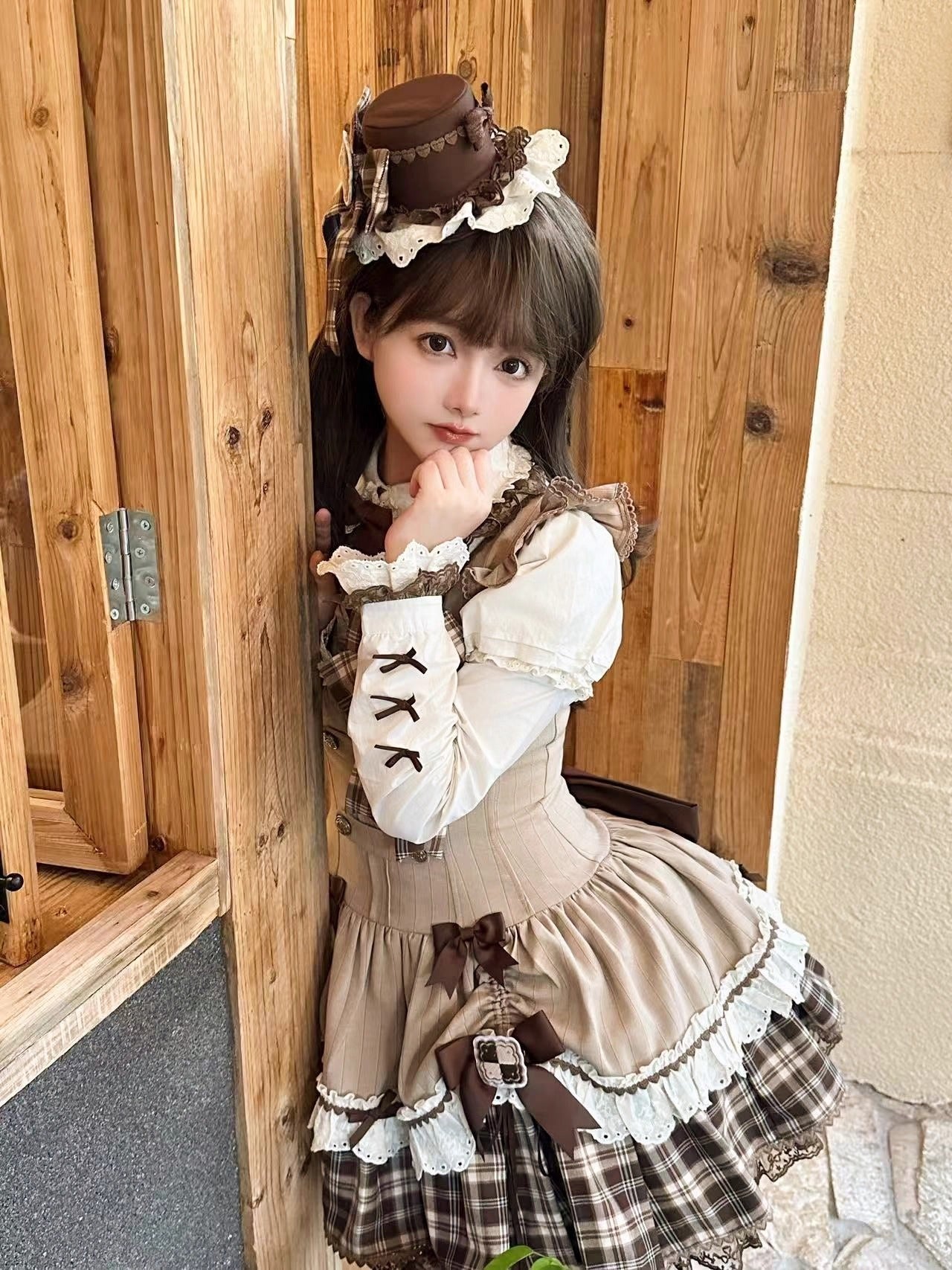 【受注予約~11/27】Cookie Detective ジャンパースカート【MQ】