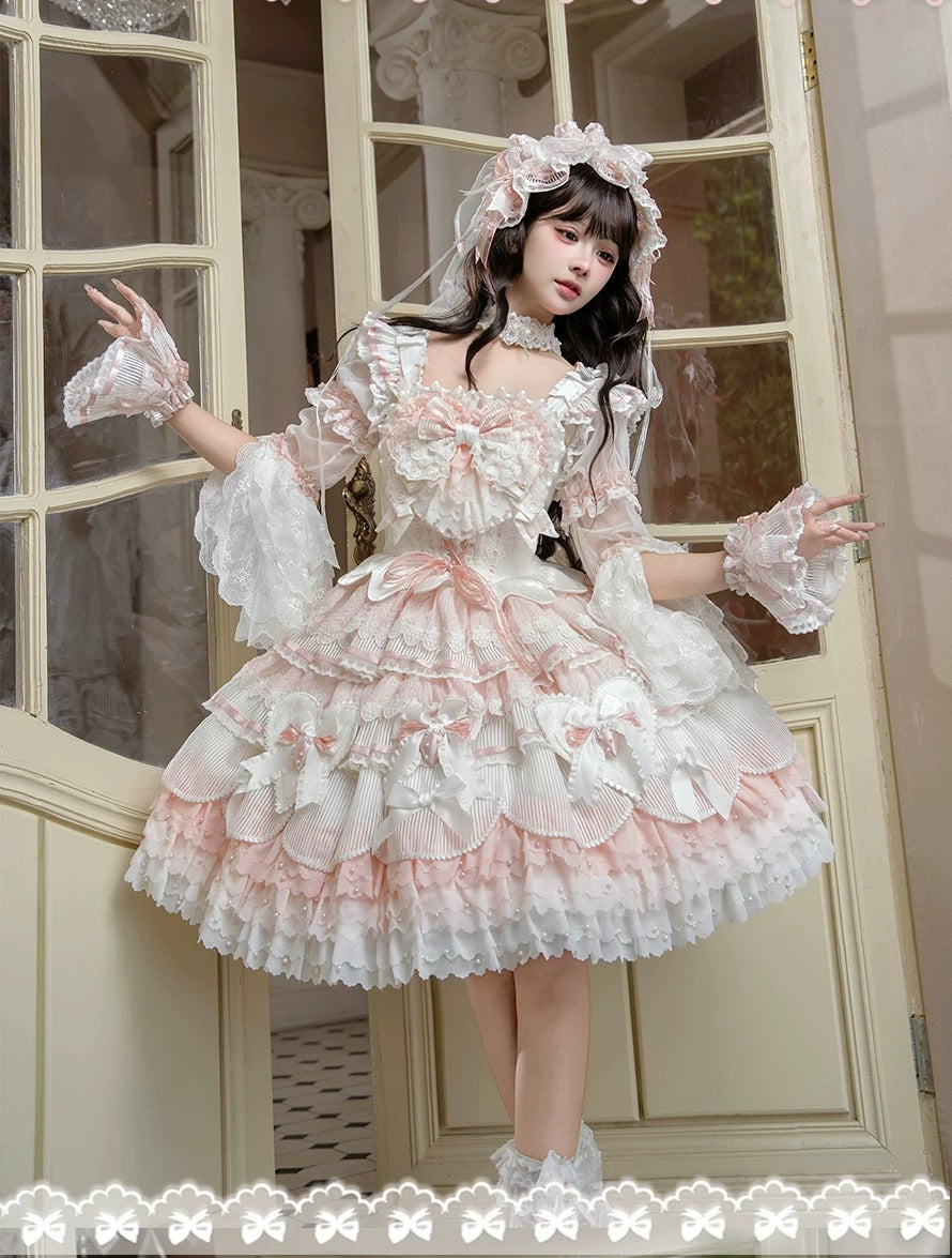 【受注予約~8/6】Sugar Strawberry ジャンパースカート・フルセット【咩耶】