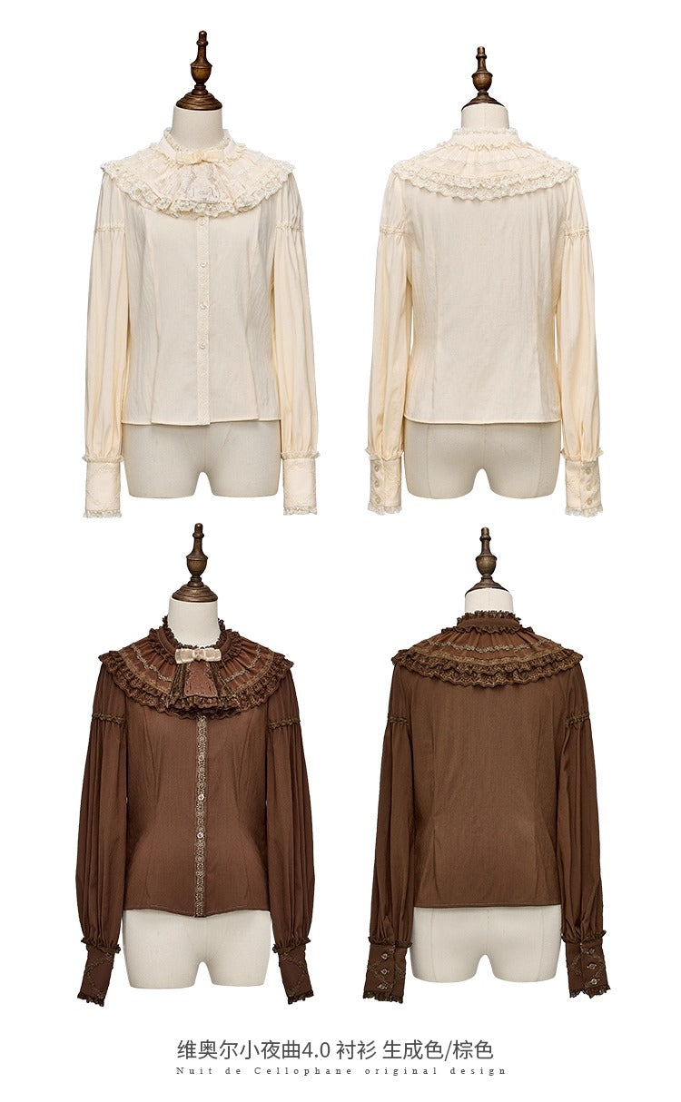 【受注予約~9/9】小夜曲 ブラウス【NDC】