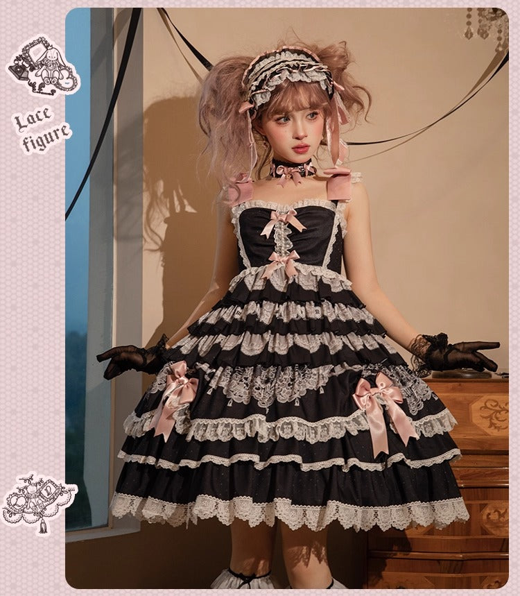 【受注予約~12/23】Race Doll ジャンパースカート(タイプ2)【花与珍珠匣】