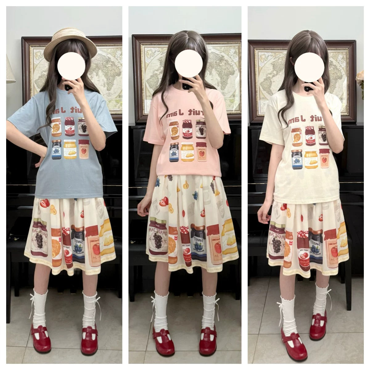 【受注予約~8/30】Jam Compendium スカート・カーディガン・Tシャツ【SummerDay】