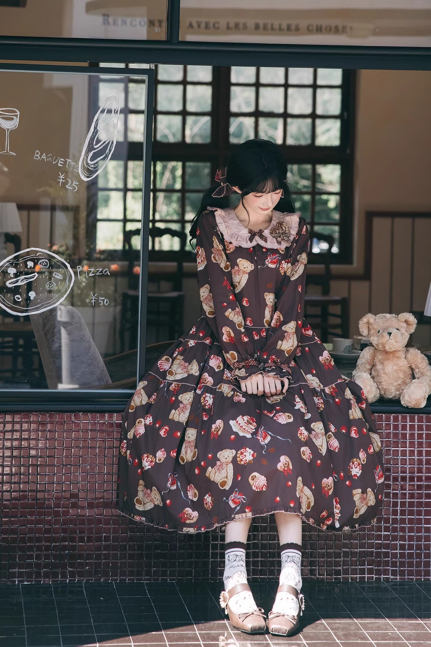 【受注予約~10/9】Chocolate Bear 2.0 ワンピース【Maple Sugar】