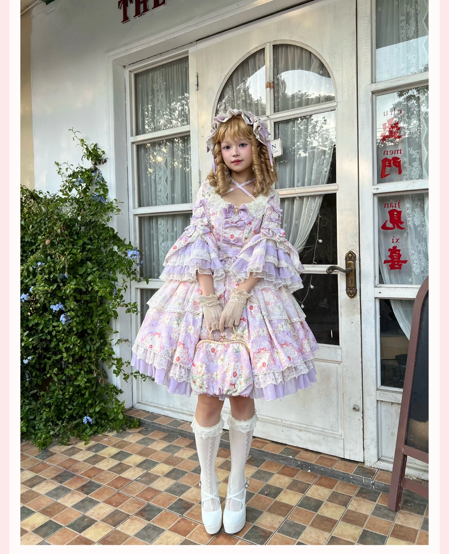 Lily Flower Wall ワンピース【Vivian】 – Epetice