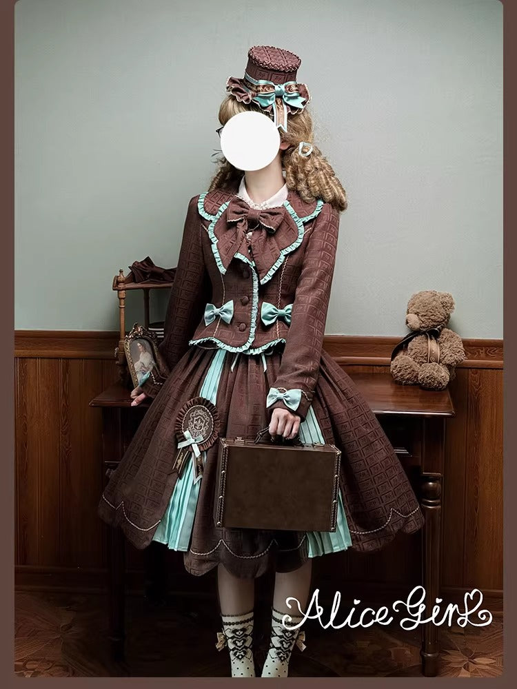 【受注予約~3/3】Chocolate Bear ジャンパースカート・スカート【Alice Girl】