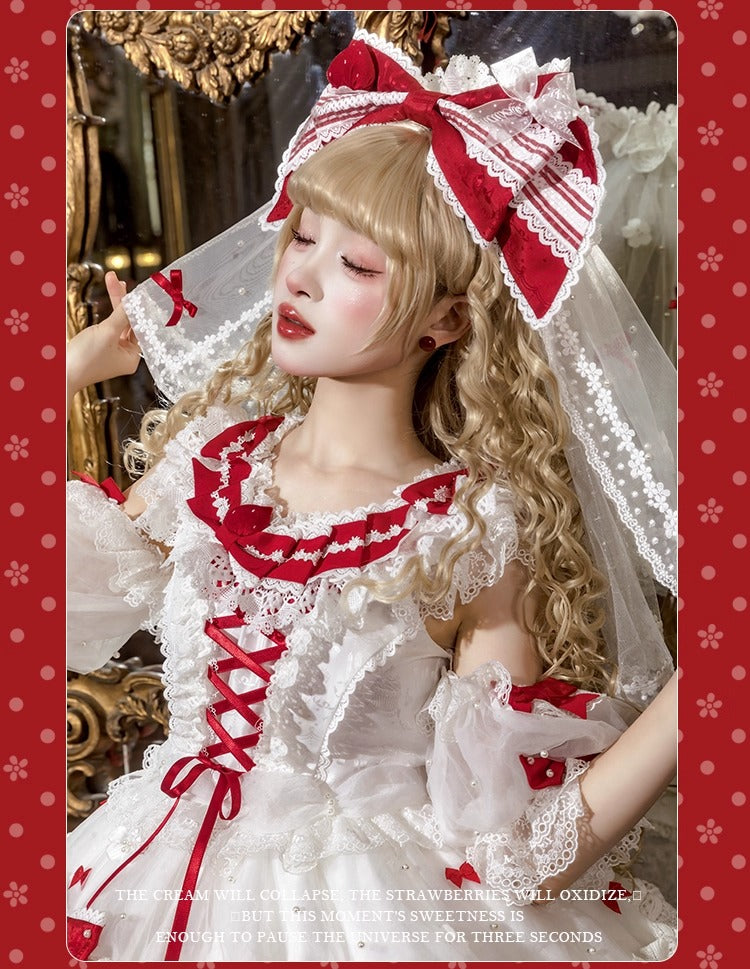 【受注予約~11/18】Strawberry Cake Illustration アクセサリー【花与珍珠匣】