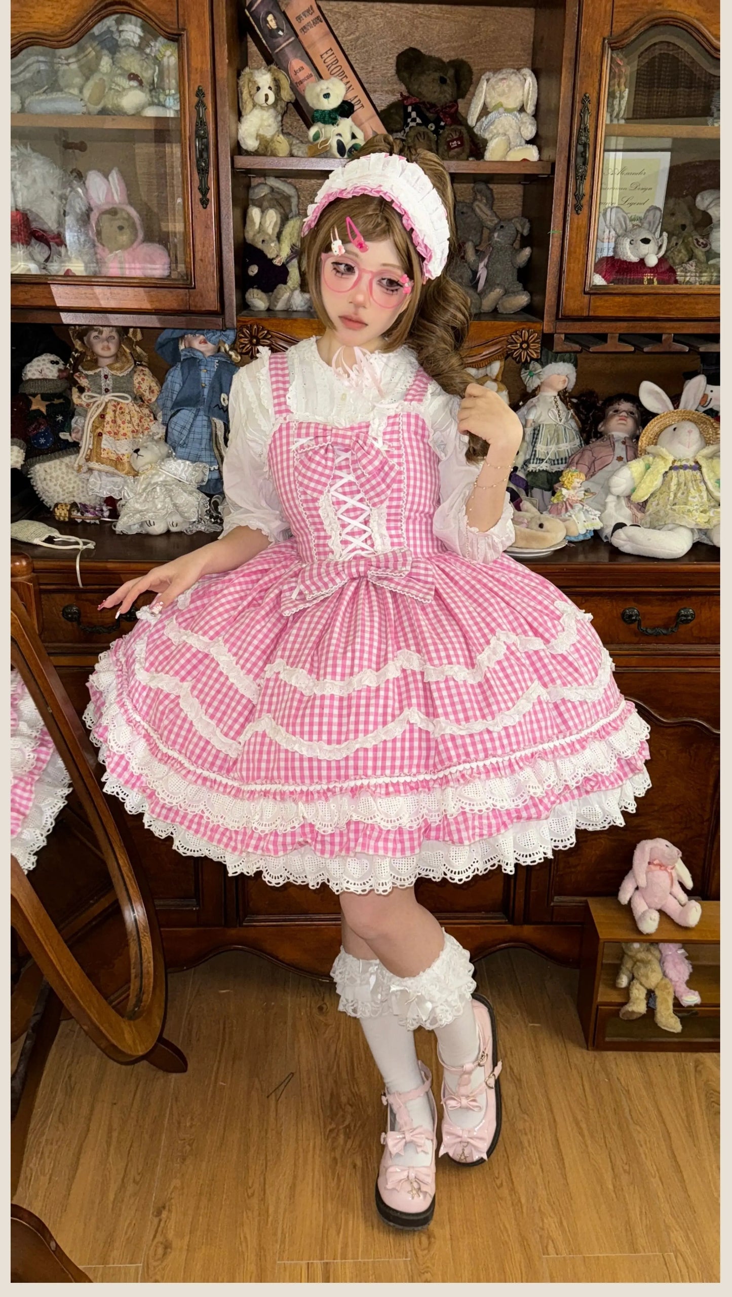 Plaid Baileys ジャンパースカート・フルセット【TaTaTa Lolita】