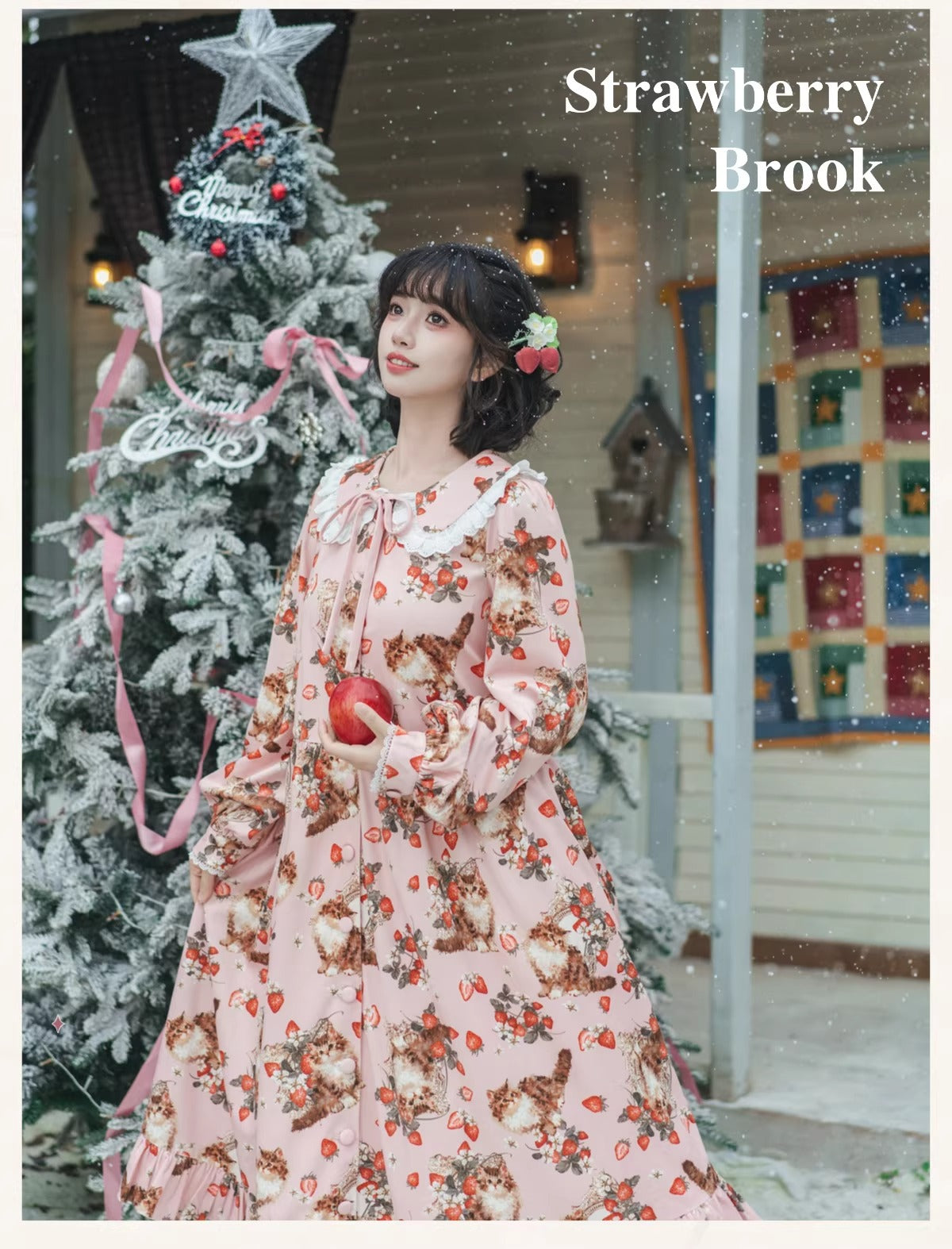 Strawberry Brook ワンピース・ジャンパースカート【Spring Flower