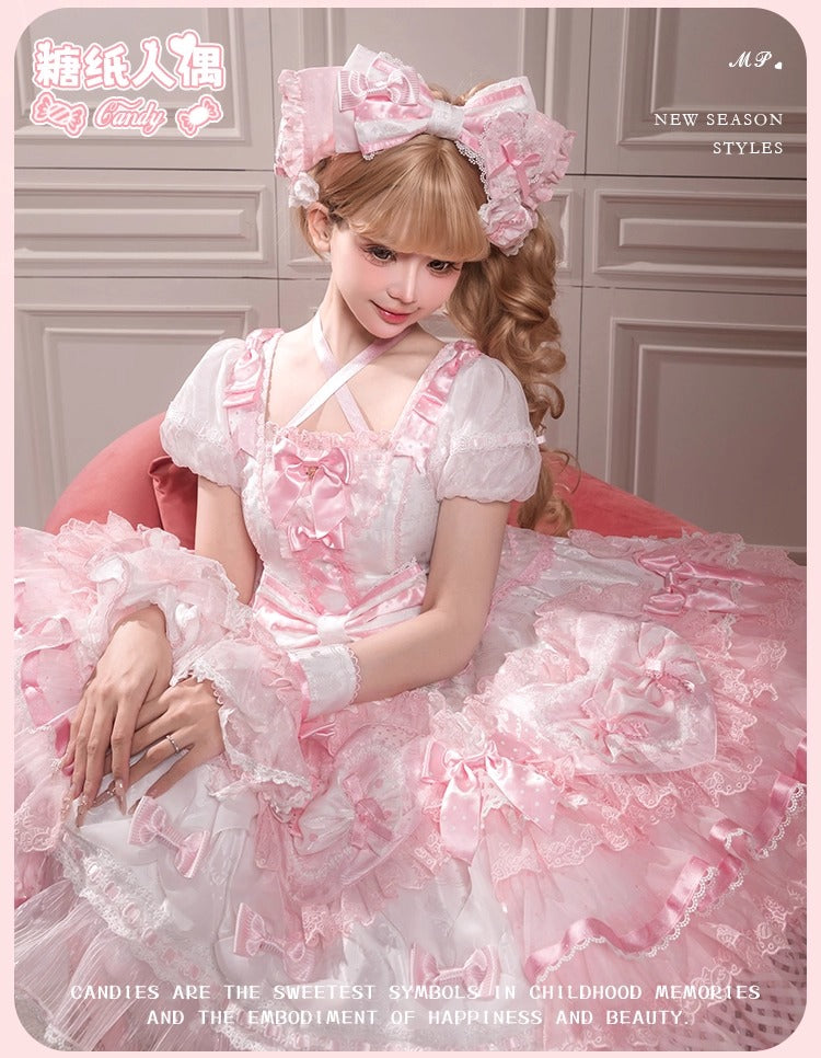 【受注予約~12/8】Candy Wrapper ワンピース【花与珍珠匣】