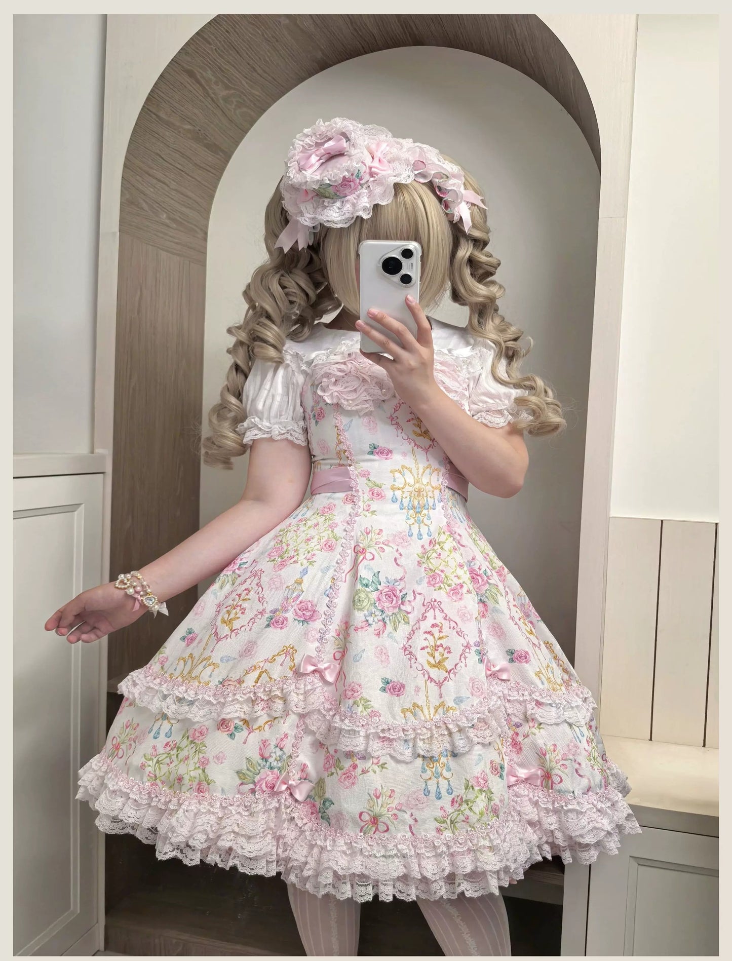 Vintage Flower Wall ブラウス【TaTaTa Lolita】